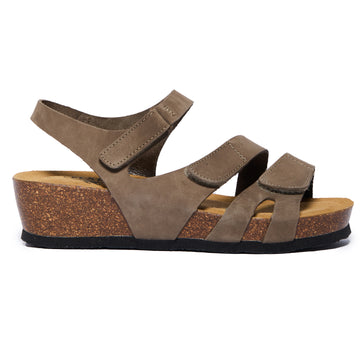 Plakton Platform Wedge Sandal – Ash Khaki